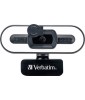 Verbatim Webcam-02 Full Hd 1080p Autofocus Webcam With Microphone And Light