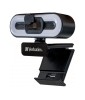 Verbatim Webcam-02 Full Hd 1080p Autofocus Webcam With Microphone And Light