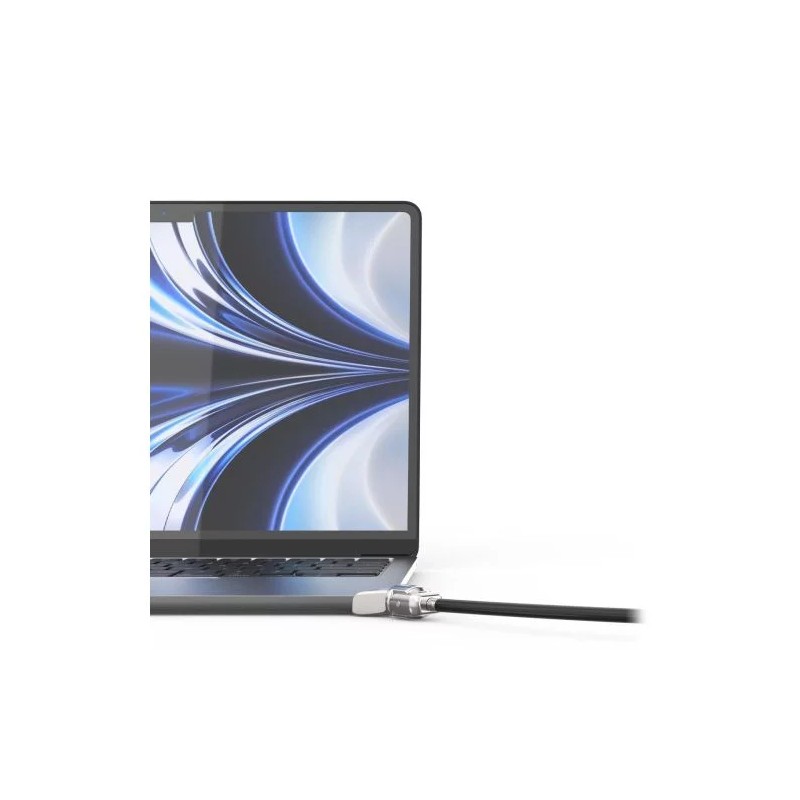 Maclocks Compulocks Ledge MacBook Air 13" M2/M3/M4/M5 T-slot Ledge Lock Adapter with Keyed Cable Lock