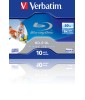 Verbatim BD-R Dual Layer 50 GB 6x Wide Printable No-Id Surface Hard Coat (10 Pack)