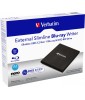 Verbatim External Slimline Blu-Ray USB 3.2 Gen 1 (USB 3.0) - Free Verbatim 25 GB Blu-Ray disk included