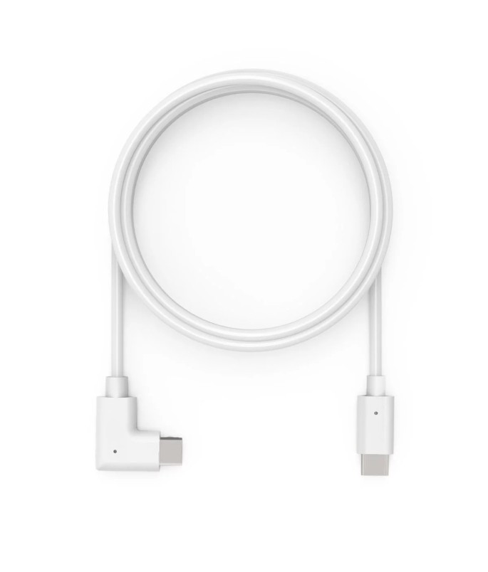 Maclocks Compulocks 6ft Charge & Data USB-C to USB-C 90-Degree Cable - White