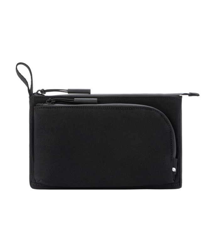 Incase Facet Accessory Organizer in tessuto twill riciclato - Nero