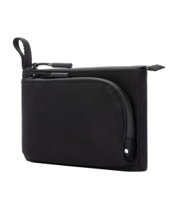 Incase Facet Accessory Organizer in tessuto twill riciclato - Nero
