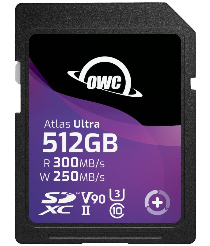 OWC 512GB Atlas Ultra SDXC UHS-II V90 Media Card