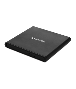 Verbatim External Slimline DVD Rewriter USB-A 2.0 Black (Win)