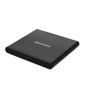Verbatim External Slimline DVD Rewriter USB-A 2.0 Black (Win)