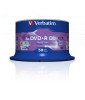 Verbatim DVD+R Double Layer 8.5gb 8x Matt Silver Surface (50 Pack)