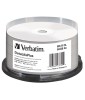 Verbatim Bd-R Dual Layer 50 GB 6x Dl+ Wide Printable No-Id Surface Hard Coat (25 Pack)