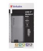 Verbatim USB-C Multiport Hub USB 3.1 Gen 1 / USB 3.0x3 / HDMI / SDHC / MicroSDHC / RJ45