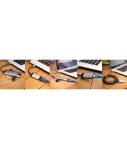 Verbatim USB-C Multiport Hub USB 3.1 Gen 1 / USB 3.0x3 / HDMI / SDHC / MicroSDHC / RJ45