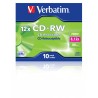 Verbatim CD-RW SERL 700MB 12x Scratch Resistant Surface (10 Pack)			