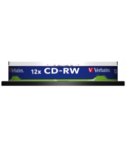 Verbatim CD-RW SERL 700MB 12x Scratch Resistant Surface (10 Pack)			