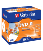 Verbatim DVD-R Azo 4.7gb 16x Wide Printable Surface (10 Pack)