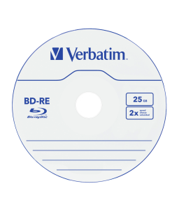 Verbatim BD-RE Single Layer 25 GB 2x White Blue Surface Hard Coat (10 Pack)