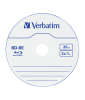 Verbatim BD-RE Single Layer 25 GB 2x White Blue Surface Hard Coat (10 Pack)