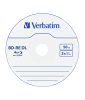 Verbatim Bd-Re Dual Layer 50GB 2x White Blue Surface Hard Coat (5 Pack)