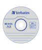 Verbatim BD-R Dual Layer 50 GB 6x White Blue Surface Hard Coat (5 Pack)