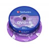Verbatim DVD+R AZO 4.7GB 16x Matt Silver Surface (25 Pack)