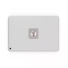 Maclocks Compulocks Universal Tablet Lock Adhesive Security Plate with Keyed Cable Lock - Black