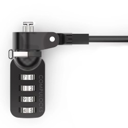 Maclocks Compulocks Câble de de sécurité universel à combinaison - noir
