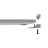 Maclocks Compulocks Ledge Macbook Pro Touch Bar adaptador de candado - Candado de cable con llave - plateado