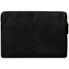 dbramante1928 Paris - Saffiano full-grain leather sleeve for Laptop 14"/MacBook Pro 15" (2016-2019) - Night Black