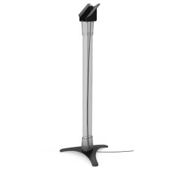 Maclocks Compulocks Höhenverstellbar VESA Mount Security Bodenständer - 45-Grad-Display Bodenständer - Schwarz