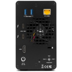 OWC 16.0TB HDD Gemini - Thunderbolt (USB-C) Dock and Dual-Drive RAID External Storage Solution