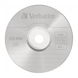 Verbatim CD-RW SERL 700MB 12x Scratch Resistant Surface (10 Pack Spindle)