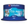 Verbatim CD-R AZO 700MB 52x Wide Printable No-Id Surface (50 Pack)