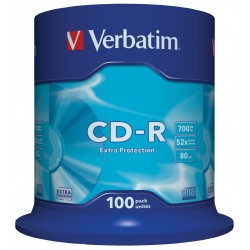 Verbatim CD-R 700MB 52X Extra Protection Surface (100 PACK)