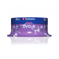 Verbatim DVD+R AZO 4.7GB 16x Matt Silver Surface (25 Pack)