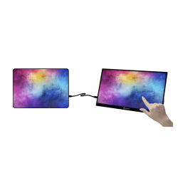 Verbatim PMT-15 Portable Touchscreen Monitor 15.6" Full HD 1080p Metal Housing