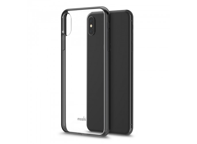 Moshi Vitros for iPhone XS Max Raven Black - slim clear case