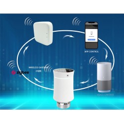 Renov8 Zigbee Thermostatic radiator valve - White