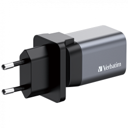Verbatim GaN Charger 35W - 1x USB-C PD 35W, 1x USB-A QC 3.0