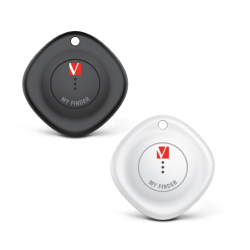 Verbatim MYF-02 MyFinder Bluetooth Item Finder 2 pack Black /White
