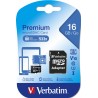 Verbatim Micro SDHC Card 16GB Class 10 incl. Adaptor