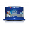 Verbatim BD-R SL (Single Layer) Datalife HTL 25GB 6X Wide Printable NO-ID (50 PACK)
