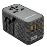 Verbatim GaN III Universal Travel Adapter UTA-06 with 2 x USB-C PD & QC 4+ & 2 x USB-A QC 3.0 ports