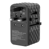 Verbatim GaN III Universal Travel Adapter UTA-06 with 2 x USB-C PD & QC 4+ & 2 x USB-A QC 3.0 ports