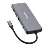Verbatim USB-C Pro Multiport Hub 14 Port CMH-14 (2 x HDMI | VGA | RJ45 | 3 x USB-A 3.2 Gen1 | USB-C 3.2 Gen1 | 2 x USB-A 2.0 | SD | microSD | Jack Audio | USB-C PD)