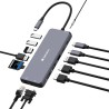Verbatim USB-C Pro Multiport Hub 14 Port CMH-14 (2 x HDMI | VGA | RJ45 | 3 x USB-A 3.2 Gen1 | USB-C 3.2 Gen1 | 2 x USB-A 2.0 | SD | microSD | Jack Audio | USB-C PD)
