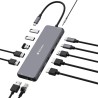 Verbatim USB-C Pro Multiport Hub 13 Port CMH-13 (2 x HDMI | DP | RJ45 | USB-A 3.2 Gen2 | 3 x USB-A 3.2 Gen1 | 2 x USB-A 2.0 | Audio | 2 x USB-C PD)