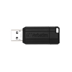 Verbatim USB Drive 2.0 Pinstripe 64GB Black