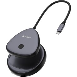 Verbatim Share My Screen USB-C Wireless Display Adapter 4K with Hub WDA-02