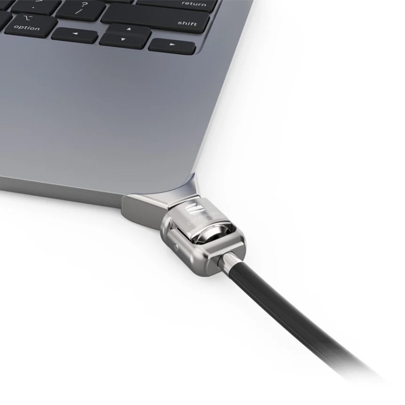 Maclocks Compulocks Ledge MacBook Air 15" M2/M3/M4/M5 T-slot Ledge Lock Adapter with Keyed Cable Lock