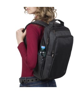 Rivacase 8262 Mochila central negra para portátil de 15,6