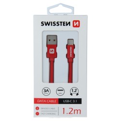Swissten Data Cable Textile...